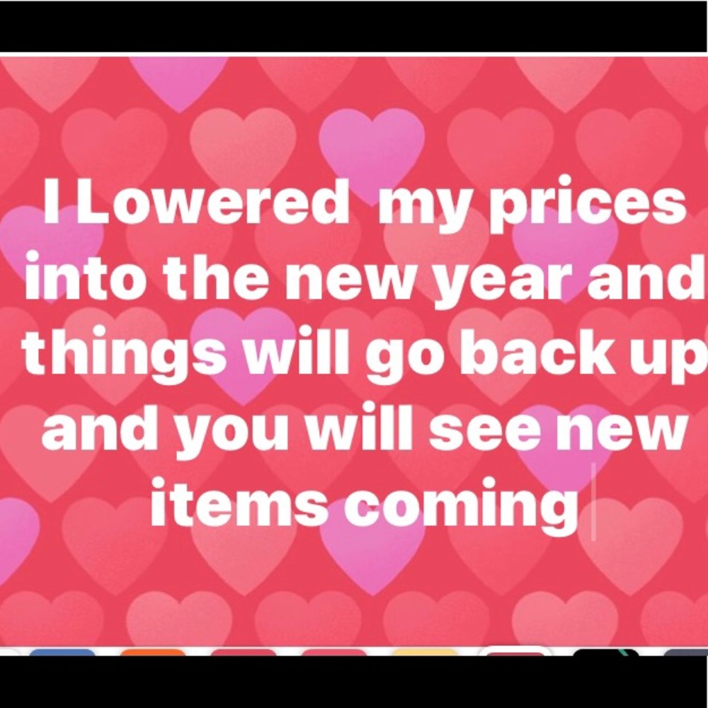 New items lightly used items